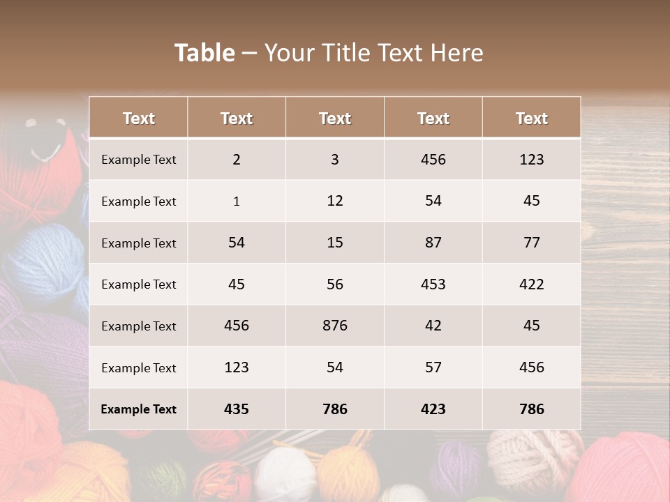 String Purple Object PowerPoint Template