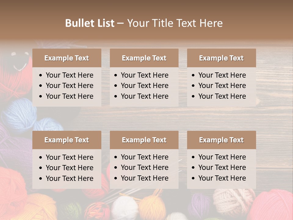 String Purple Object PowerPoint Template