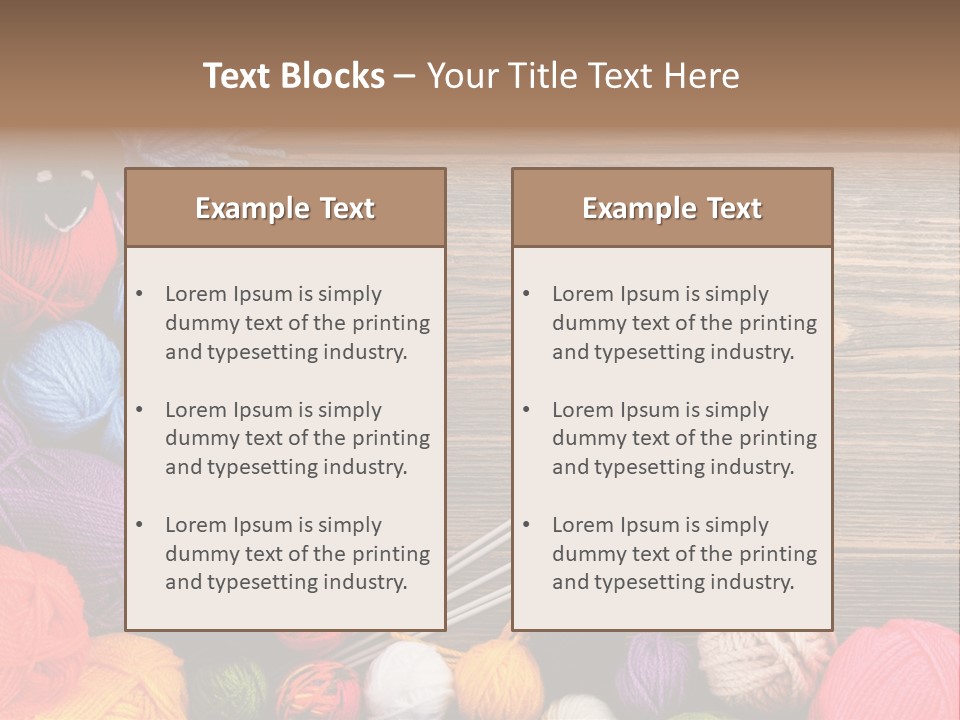 String Purple Object PowerPoint Template
