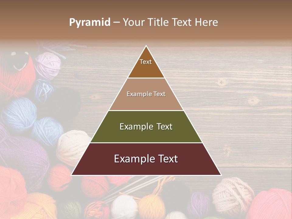 String Purple Object PowerPoint Template