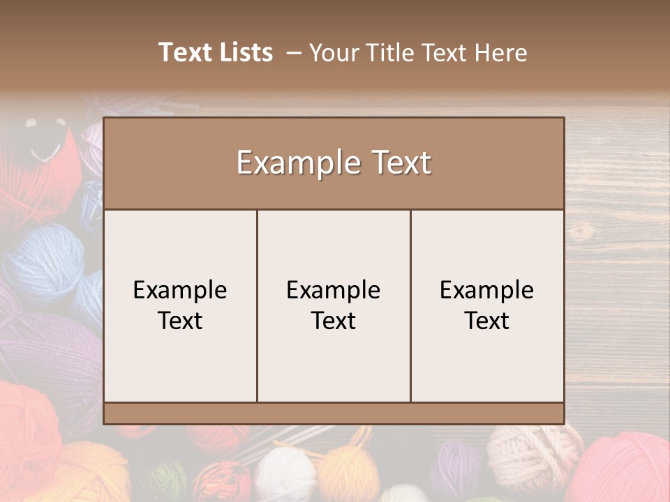 String Purple Object PowerPoint Template