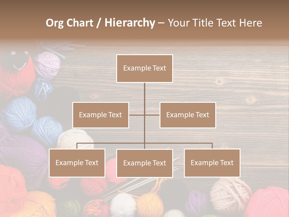 String Purple Object PowerPoint Template