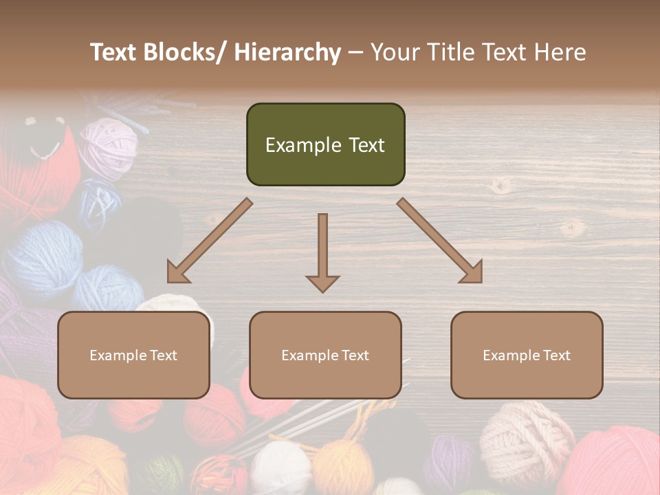 String Purple Object PowerPoint Template
