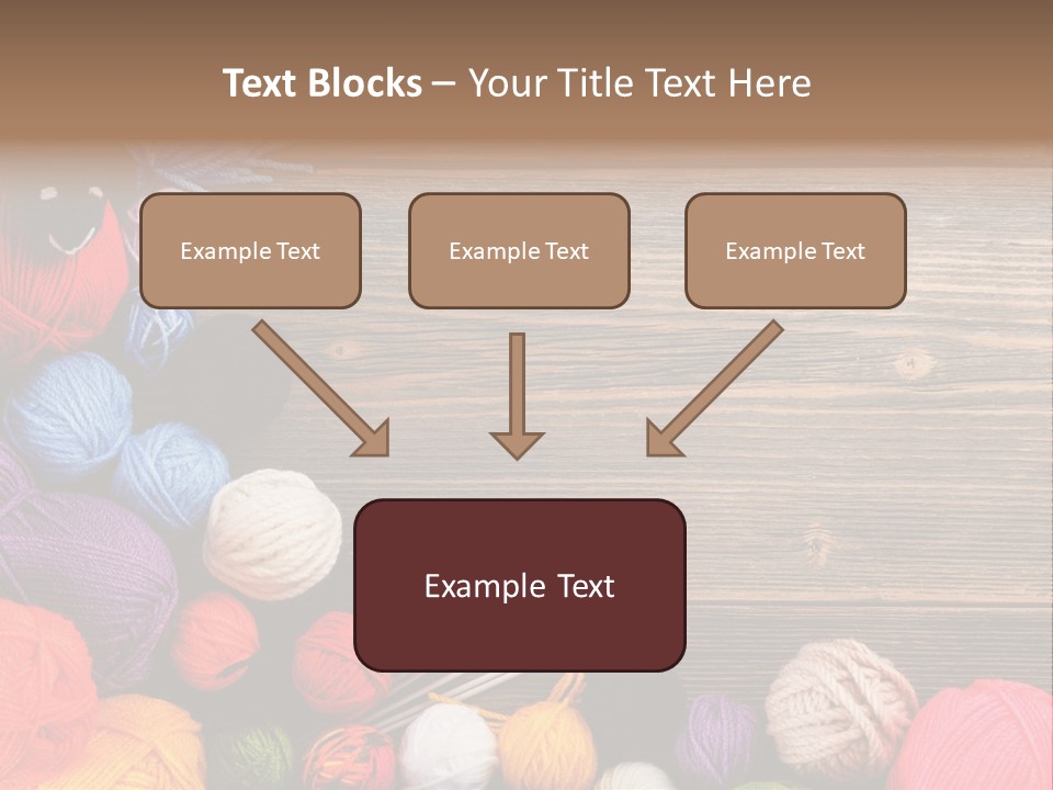 String Purple Object PowerPoint Template