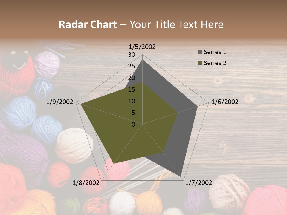 String Purple Object PowerPoint Template