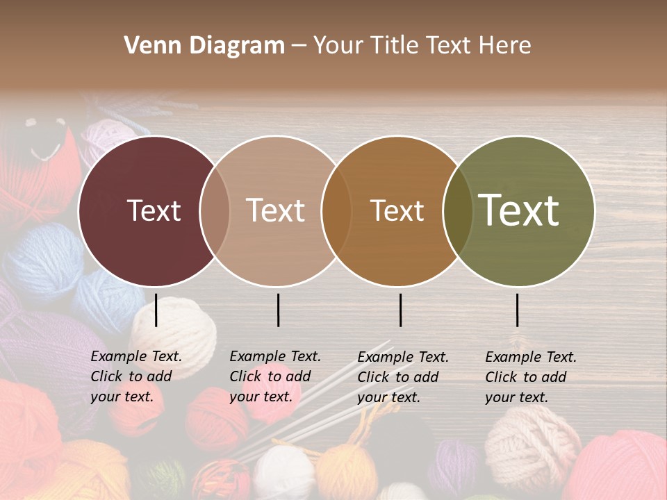 String Purple Object PowerPoint Template