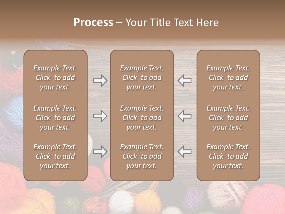 String Purple Object PowerPoint Template