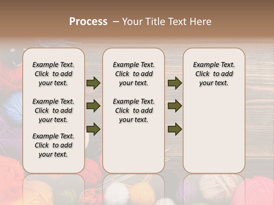 String Purple Object PowerPoint Template