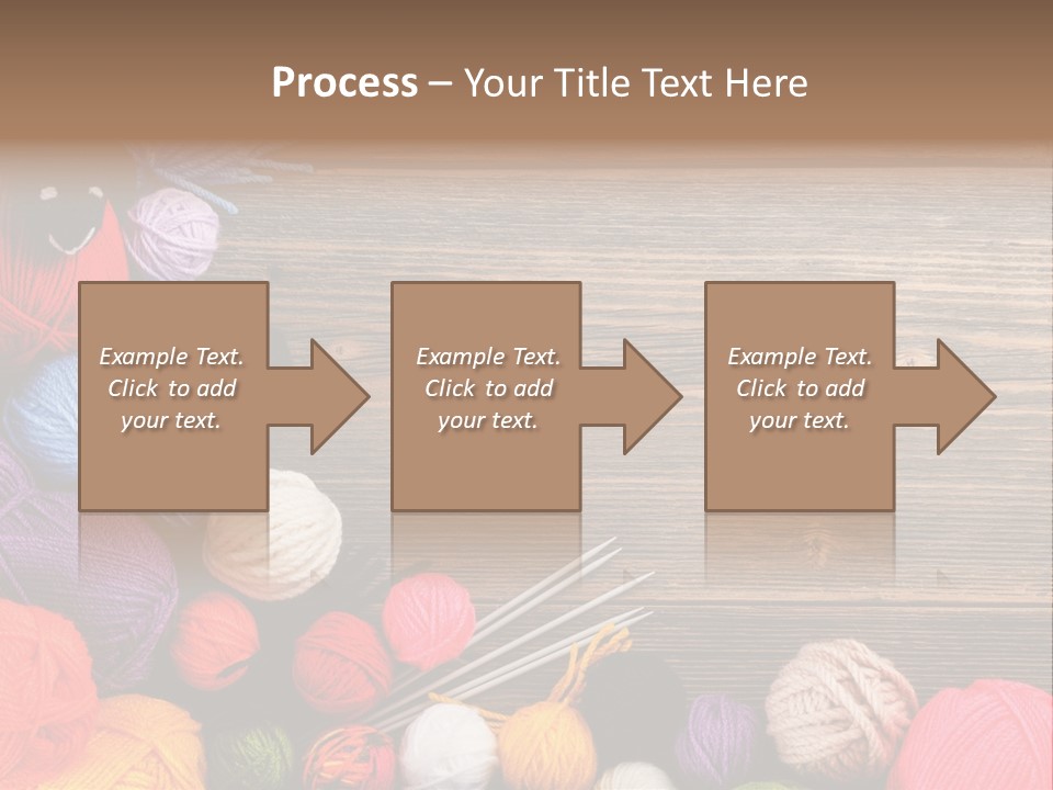 String Purple Object PowerPoint Template