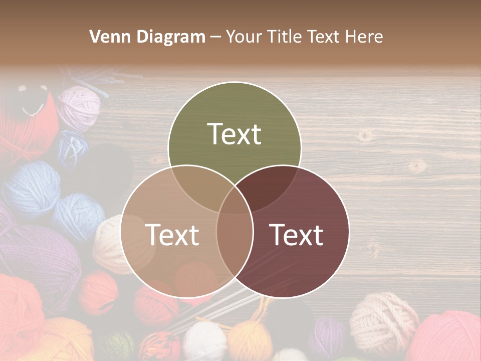 String Purple Object PowerPoint Template