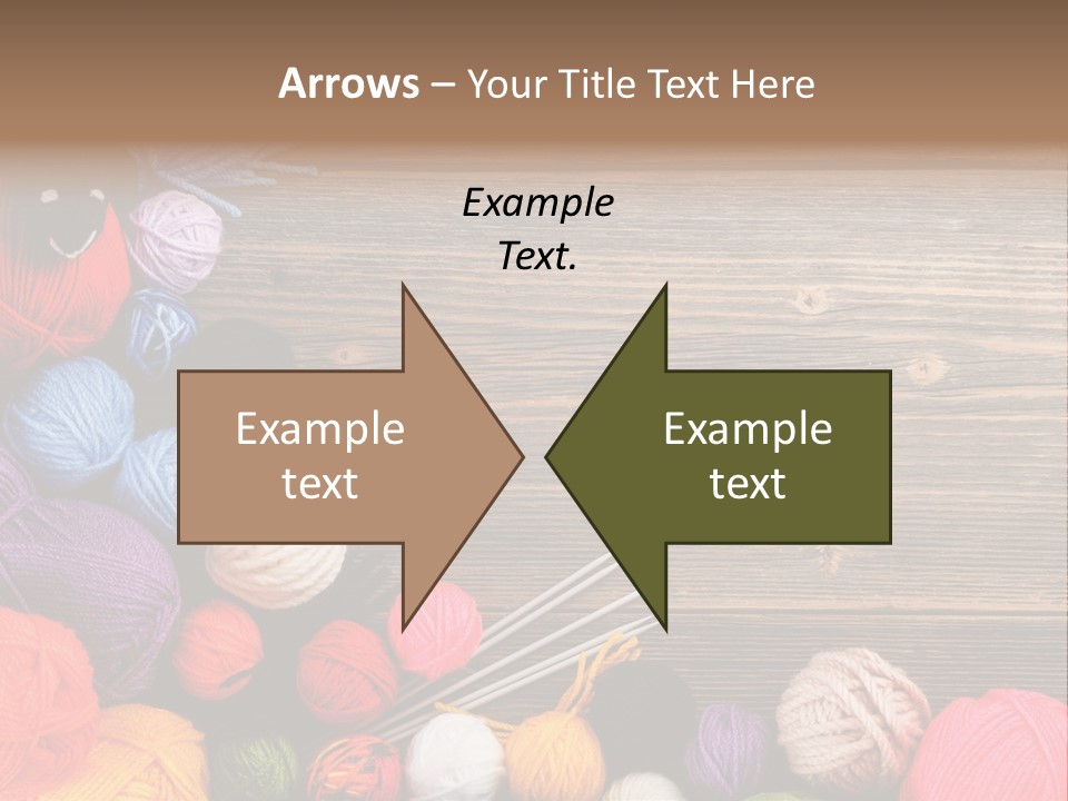 String Purple Object PowerPoint Template