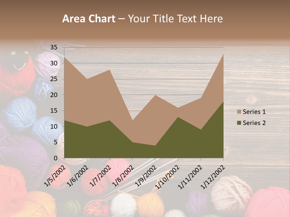 String Purple Object PowerPoint Template