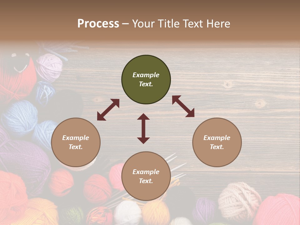 String Purple Object PowerPoint Template