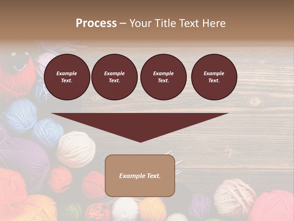 String Purple Object PowerPoint Template