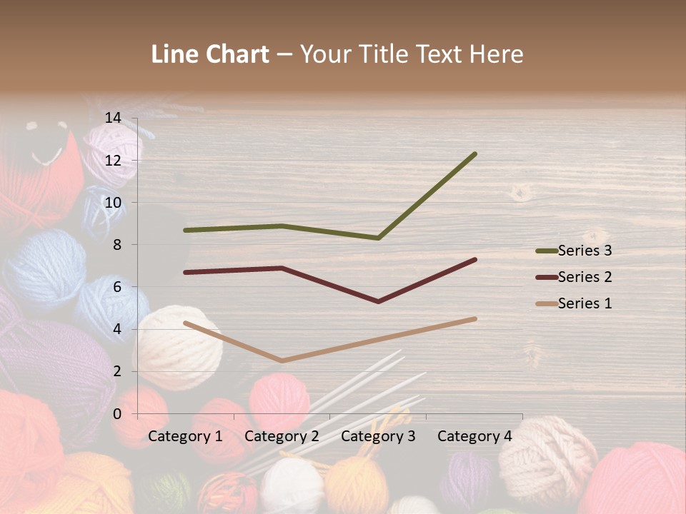 String Purple Object PowerPoint Template
