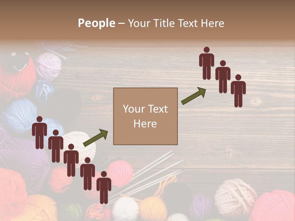 String Purple Object PowerPoint Template