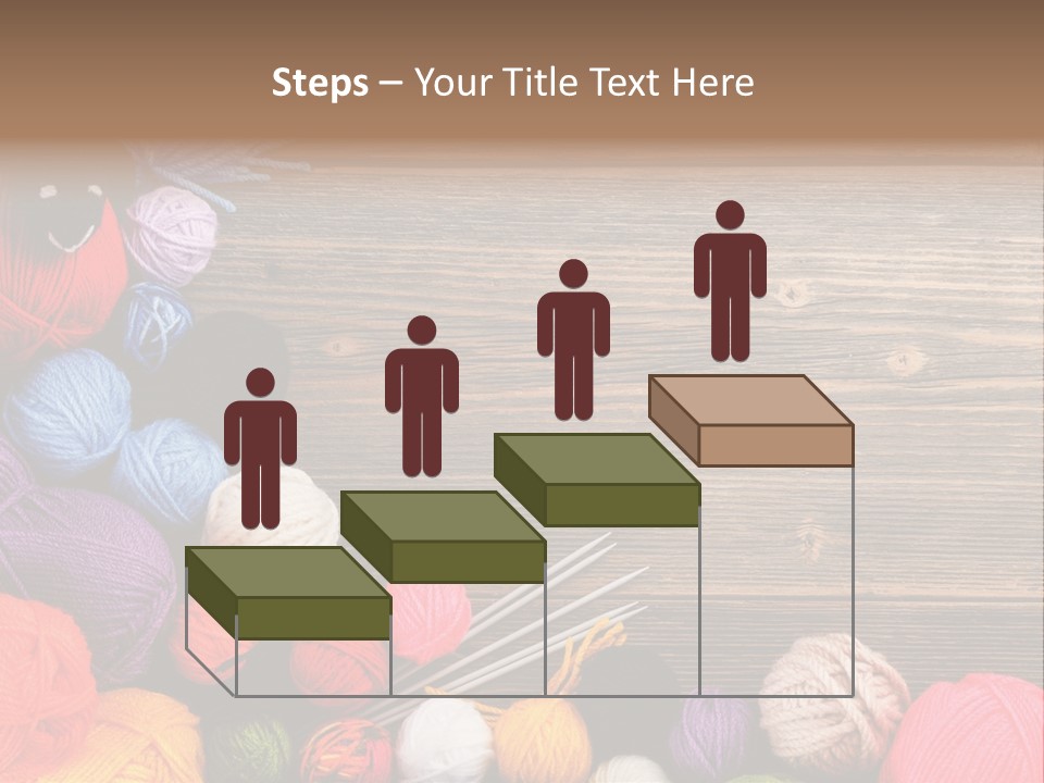 String Purple Object PowerPoint Template