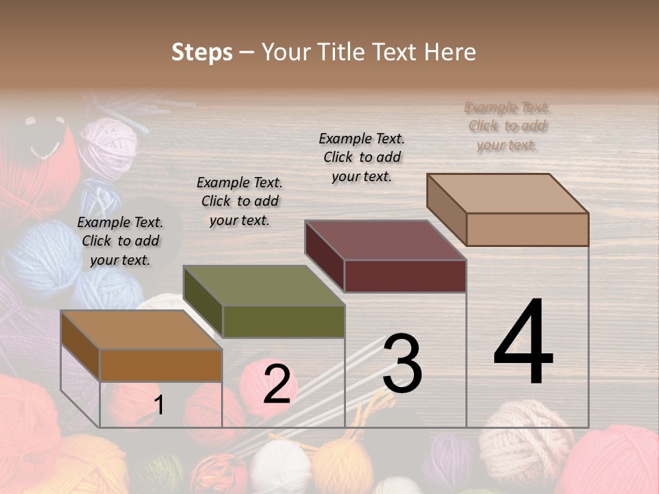 String Purple Object PowerPoint Template