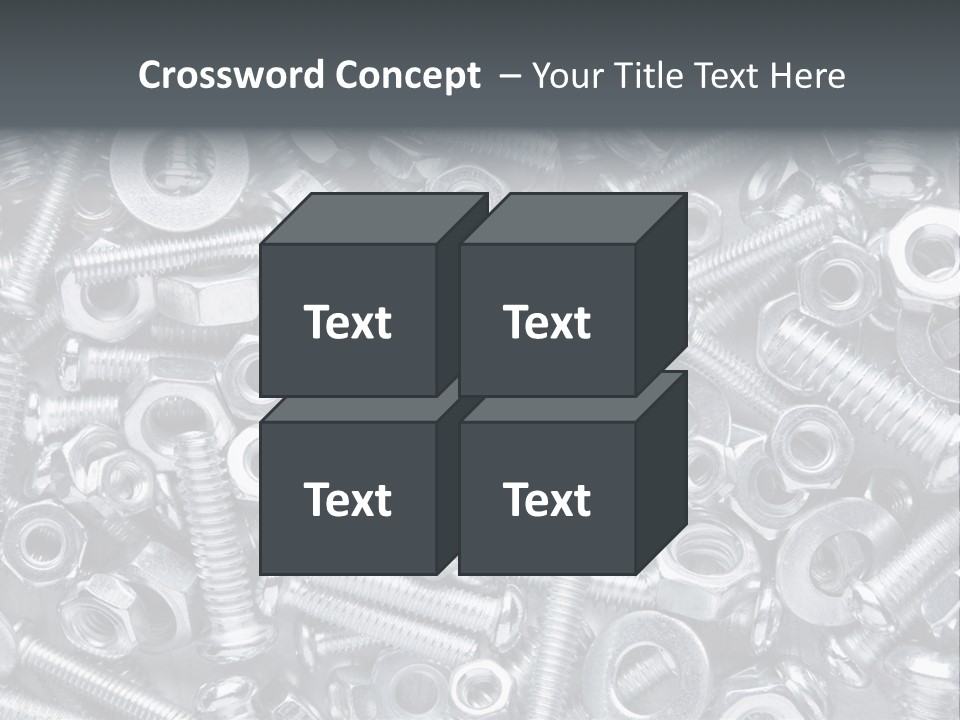 Silver Screw Engineering PowerPoint Template