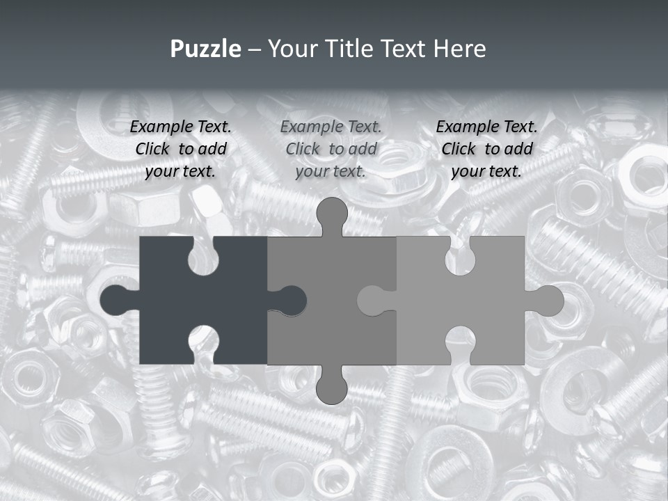 Silver Screw Engineering PowerPoint Template