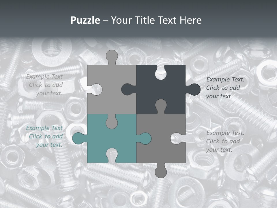 Silver Screw Engineering PowerPoint Template