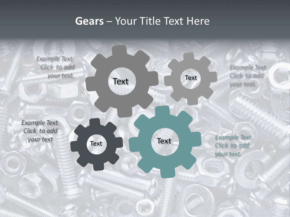 Silver Screw Engineering PowerPoint Template