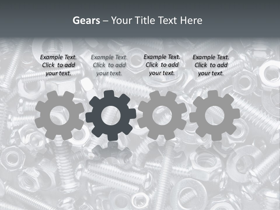 Silver Screw Engineering PowerPoint Template