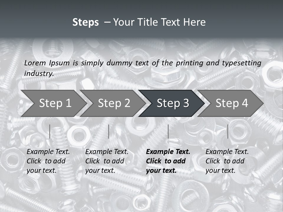 Silver Screw Engineering PowerPoint Template