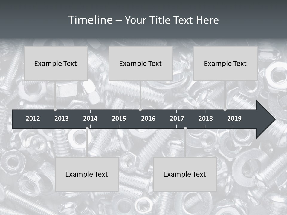 Silver Screw Engineering PowerPoint Template