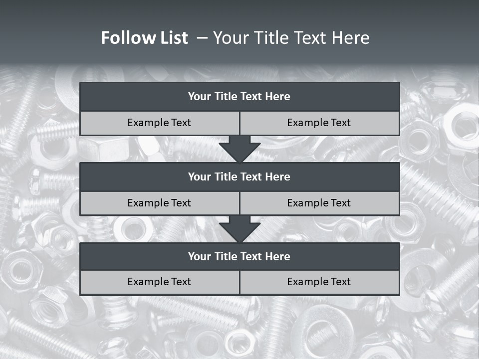 Silver Screw Engineering PowerPoint Template