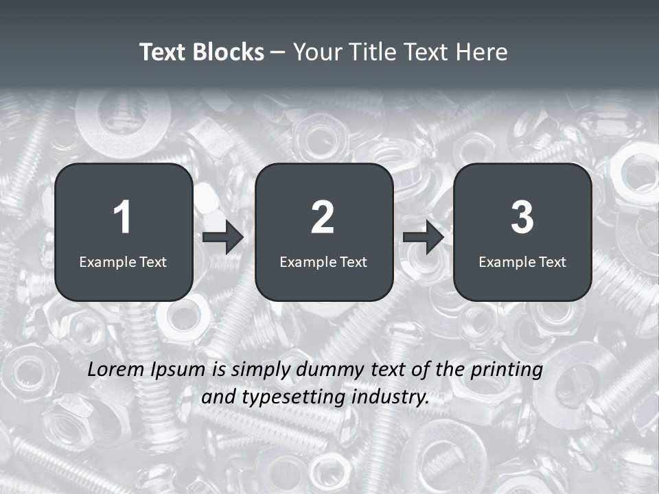 Silver Screw Engineering PowerPoint Template