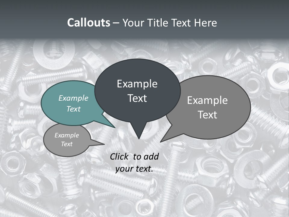 Silver Screw Engineering PowerPoint Template