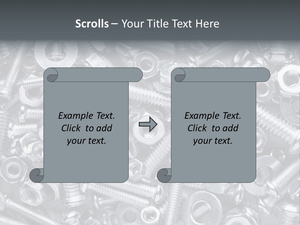 Silver Screw Engineering PowerPoint Template