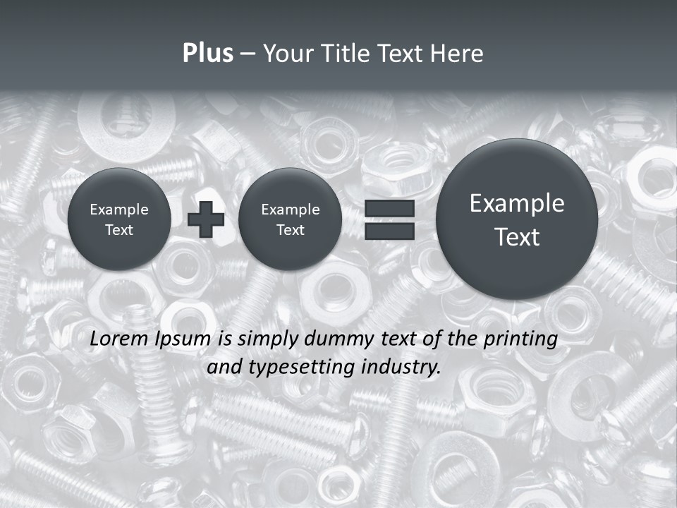 Silver Screw Engineering PowerPoint Template