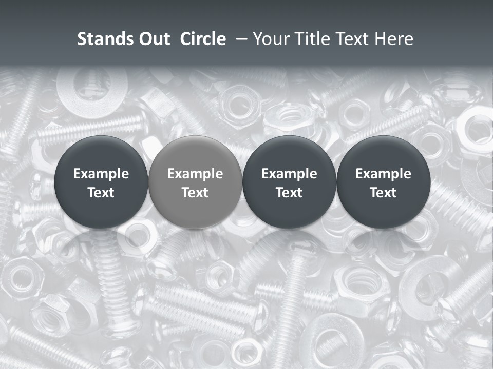Silver Screw Engineering PowerPoint Template