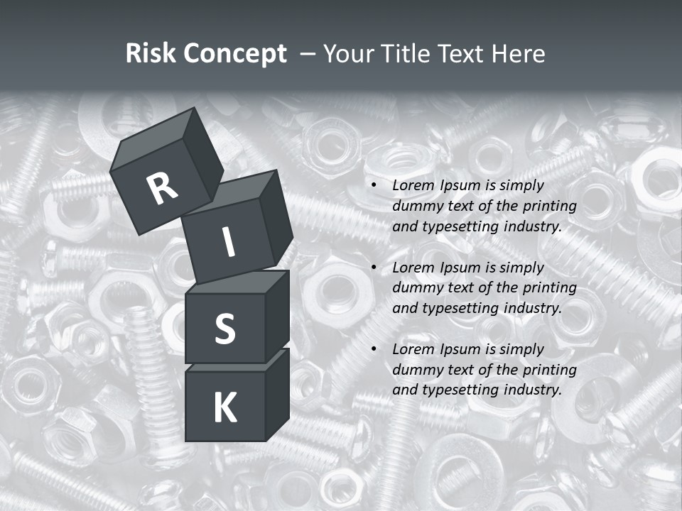 Silver Screw Engineering PowerPoint Template