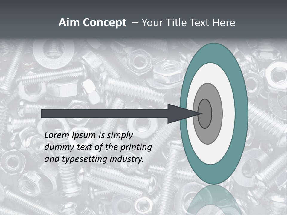 Silver Screw Engineering PowerPoint Template