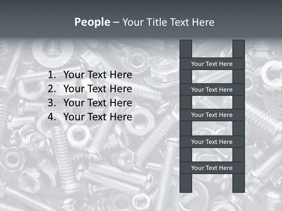 Silver Screw Engineering PowerPoint Template