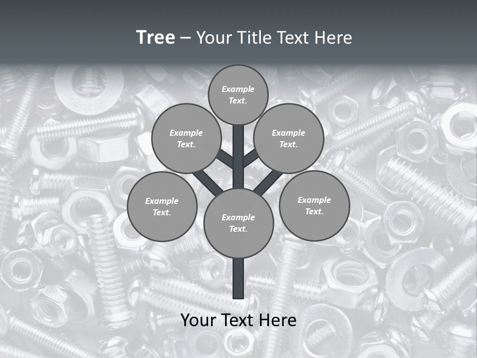 Silver Screw Engineering PowerPoint Template