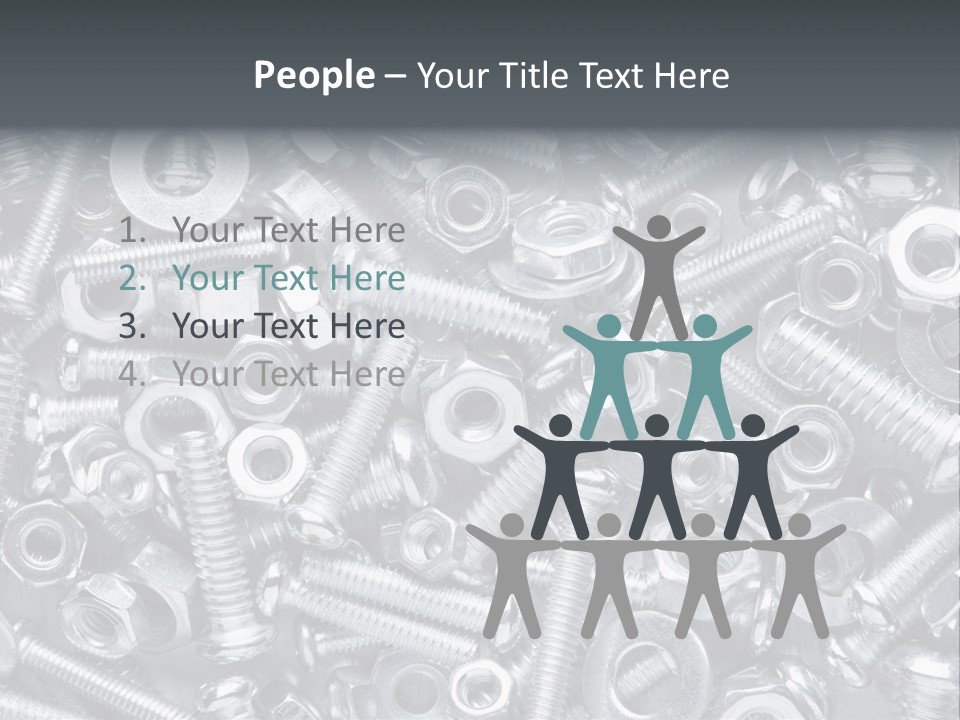 Silver Screw Engineering PowerPoint Template