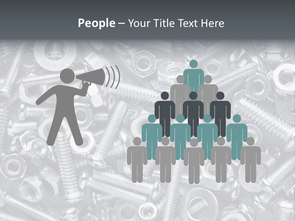 Silver Screw Engineering PowerPoint Template