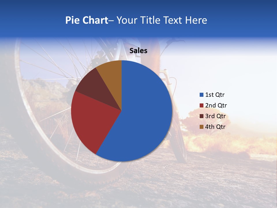 Bike Guy Track PowerPoint Template