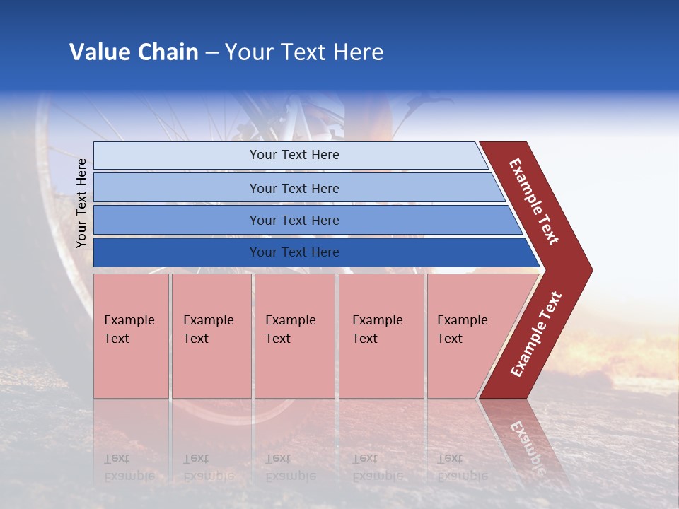 Bike Guy Track PowerPoint Template