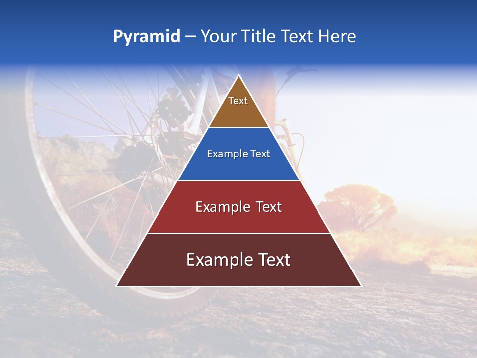 Bike Guy Track PowerPoint Template