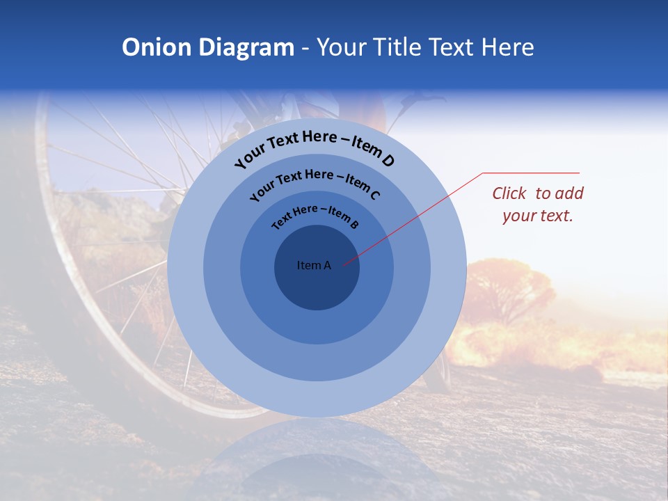 Bike Guy Track PowerPoint Template