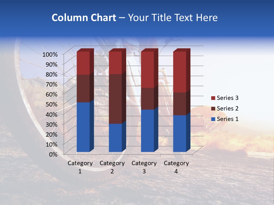 Bike Guy Track PowerPoint Template