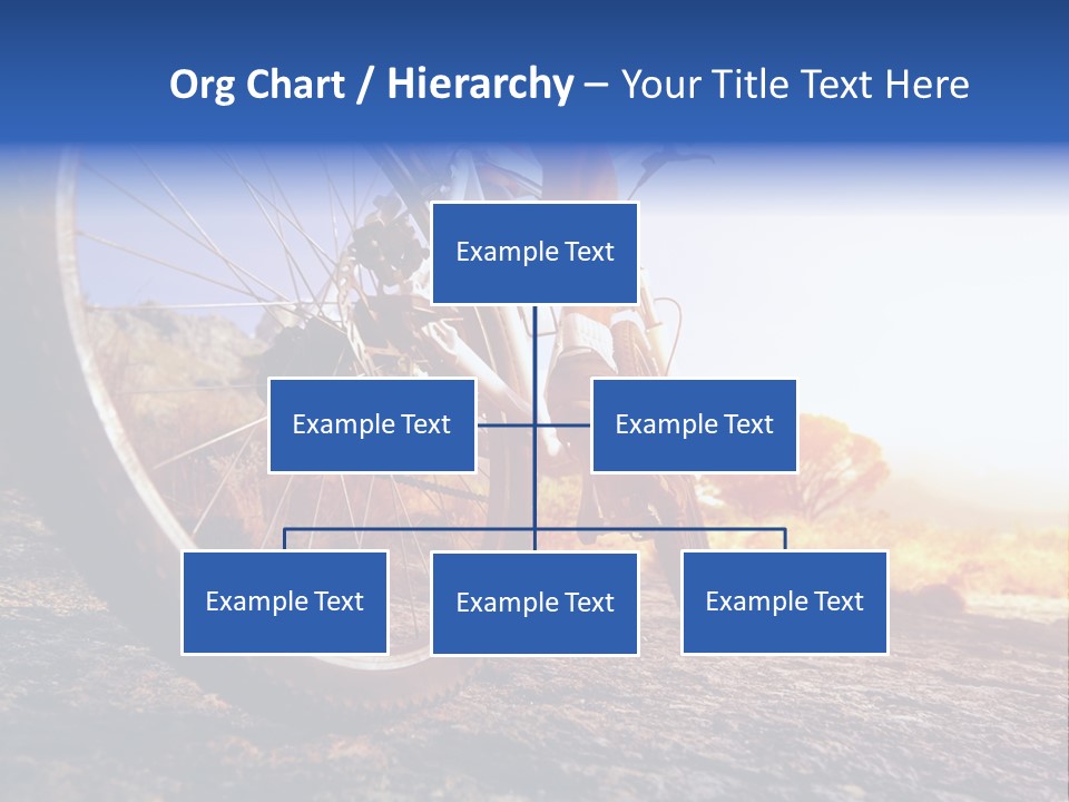 Bike Guy Track PowerPoint Template