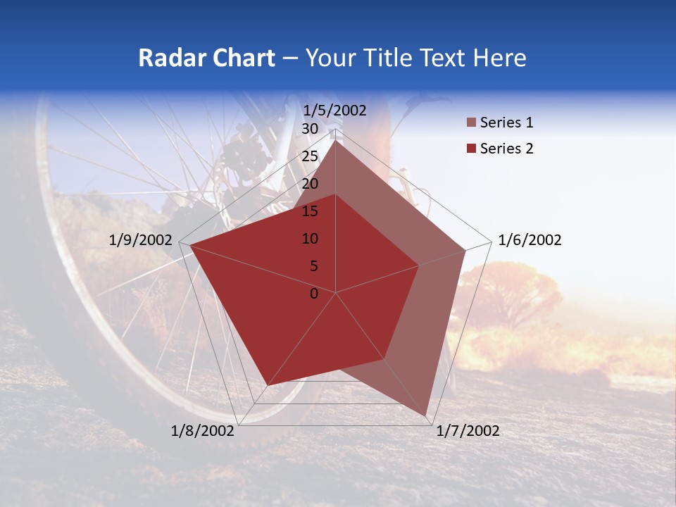 Bike Guy Track PowerPoint Template