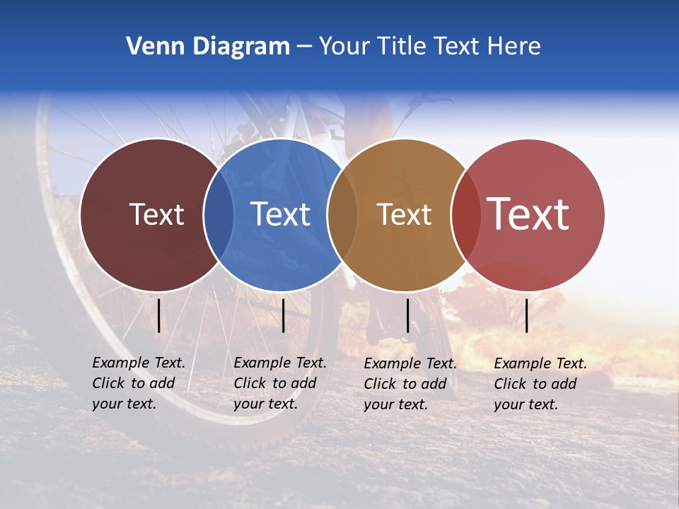 Bike Guy Track PowerPoint Template