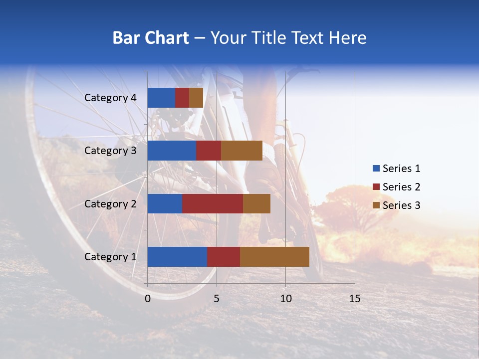 Bike Guy Track PowerPoint Template
